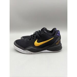 Nike Kobe 8 GS Lakers Away Basketball Shoes GS 5.5Y FN0266-002 EUC